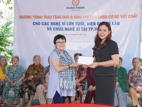 Tập đoàn Hưng Thịnh mang yêu thương đến Viện dưỡng lão Nghệ sĩ và Chùa Nghệ sĩ tại TP.HCM